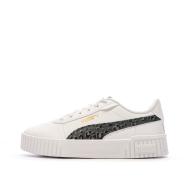 Baskets Blanches/Gris Femme Puma Carina 2.0 pas cher