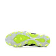 Zapatillas de fútbol blancas/negras/amarillas para niños Adidas Predator League MG ver 5
