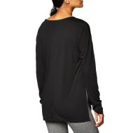 T-shirt Noir Femme Nike Dry Layer vue 2