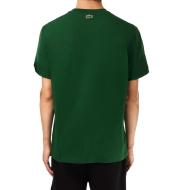 T-shirt Vert Mixte Lacoste TH1218 vue 2