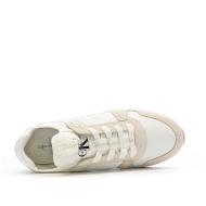 Baskets Blanche/Beige Femme Calvin Klein Jeans Runner Sock vue 4