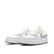 Baskets Blanc/Gris Femme Nike Court Borough Low vue 6