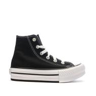 Baskets Noires Fille Converse All Star Eva Lift vue 2