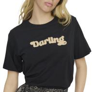 T-Shirt Noir Femme JDY Felisa Towel