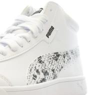 Baskets Blanches Femme Puma Court Legend Reptile vue 7