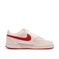 Baskets Blanches/Rouges Homme Nike Court Vision vue 2
