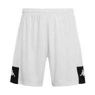 Short de Sport Blanc/Noir Homme Kappa Daggo pas cher
