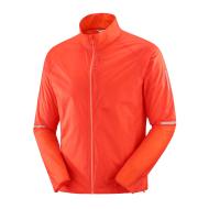 Manteau Coupe Vent Rouge Homme Salomon Sense Flow vue 2