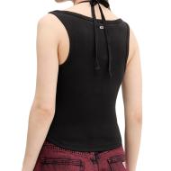 Débardeur Noir Femme Tommy Hilfiger DW0DW20325 vue 2