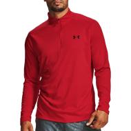 Sweat 1/2 zip Rouge Homme Under Armour Tech 2.0 pas cher