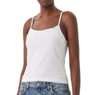 Débardeur Blanc Femme Calvin Klein Jeans Stretch pas cher