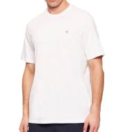 2er-Pack T-Shirts für Herren in Weiß/Blau von Calvin Klein Jeans mit Ss-Emblem Ansicht 2