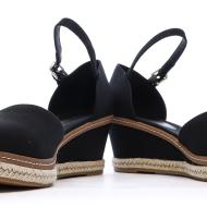 Sandales Noires Femme Tommy Hilfiger Basic Closed Toe vue 7