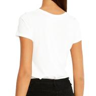 T-shirt Blanc Femme Morgan Dwin vue 2