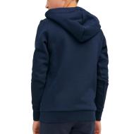 Sweats Marine Garçon Jack & Jones Logo vue 2