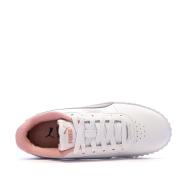 Baskets Blanche Fille/Femme Puma Carina 3.0 vue 4