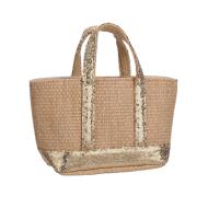 Sac à main Beige/Paille Femme Stella Green Sequin pas cher