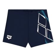 Boxer de bain Marine/Bleu Garçon Arena Swim Short Logo