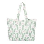 Tote Bag Vert à Fleurs Femme Roxy Anti Bad Vibes vue 3