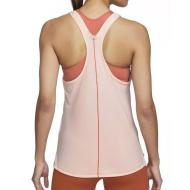 Débardeur Rose Femme Nike One Luxe10 vue 2
