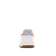 Zapatillas blancas/naranjas para niño Puma Caven III Retro ver 3