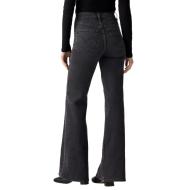 Jean Noir Femme Levi's Ribcage Bells Med Indigo A7503 vue 2