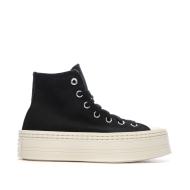 Baskets Noires Femme Converse All Star Modern Lift Platform vue 2