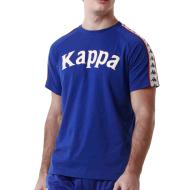 T-shirt Bleu Homme Kappa Balima 222 Banda pas cher