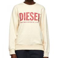 Sweat Beige Femme Diesel Fangs