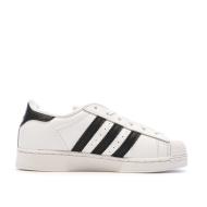 Baskets Blanches/Noires Garçon/Fille Adidas Superstar vue 2