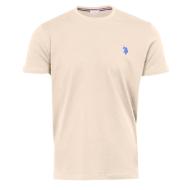 T-Shirt Beige/Bleu Homme US Polo ASSN Mick