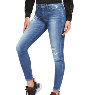 Jean Skinny Bleu clair femme Guess Lakd pas cher