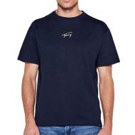 T-shirt Marine Homme Tommy Hilfiger Signatu