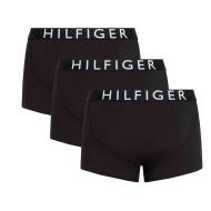 x3 Boxers Noir Homme Tommy Hilfiger Trunkss vue 2