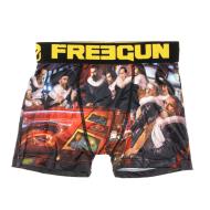 Boxer Noir/Rouge Garçon Freegun Casino pas cher