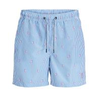 Short de bain Bleu Homme Jack & Jones Stripes pas cher