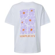 T-Shirt Blanc Femme Pieces Fasty vue 2