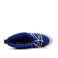 Bota Luna Azul/Blanco/Negro Niño Adidas Alta ver 4