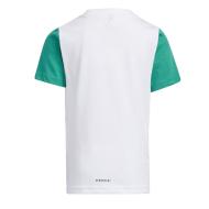 T-shirt Blanc Garçon Adidas Lb Bos vue 2