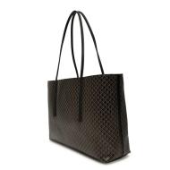 Sac Cabas Noir Femme Calvin Klein Jeans Emblem Aop Tote vue 2