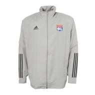 Olympique Lyonnais Veste Grise Homme Adidas 2020/2021 pas cher