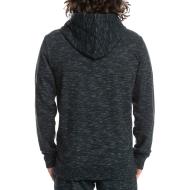Sudadera con cremallera negra para hombre Quiksilver Bayrise ver 2