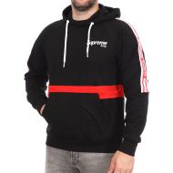 Sweat à capuche Noir Homme Supreme Grip Halo