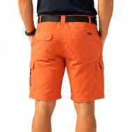 Pantalones cortos cargo naranjas para hombre de Columbia, modelo Silver Ridge ver 2