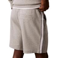 Short Gris Homme Calvin Klein Jeans Logo Tape Terry vue 2