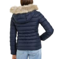 Doudoune Marine Femme Tommy Hilfiger Basic Hooded vue 2