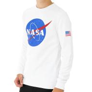 Sweat Blanc Homme Nasa 50S pas cher