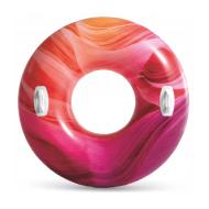 Bouée Rose/Orange Intex Tube Wavy 114 Cm pas cher