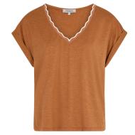 T-Shirt Orange Femme Morgan Fantaisie vue 2