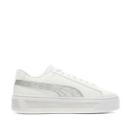 Baskets Blanches/Argent Femme Puma Platform vue 2